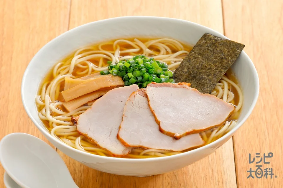 藤枝の朝ラーメン風(中華生めん+水を使ったレシピ)