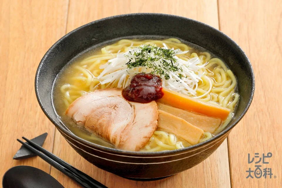 仙台辛味噌ラーメン風(中華生めん+水を使ったレシピ)