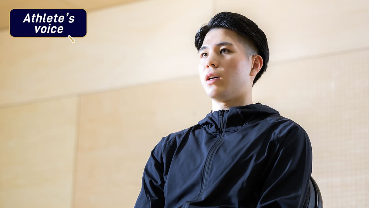 瀬川琉久　学生時代に培った「軸」をベースに、トップでも活躍するためのコンディショニング