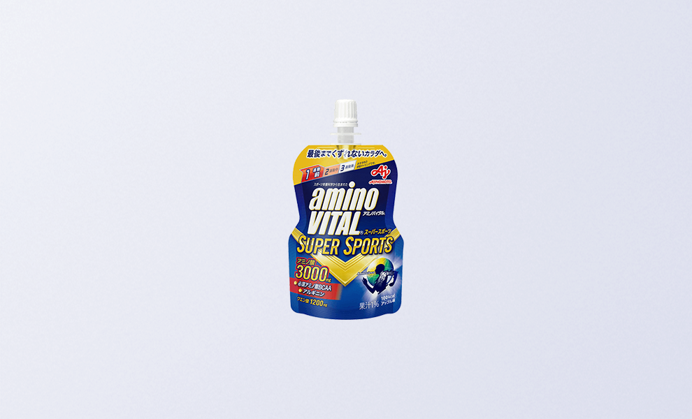 「アミノバイタル®」ゼリードリンク SUPER SPORTS カラダ全体のコンディショニングに