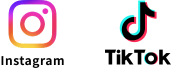 Instagram logo / TikTok logo