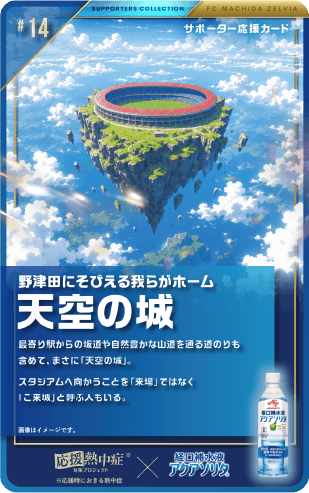 野津田にそびえる我らがホーム 天空の城