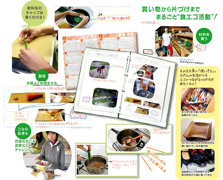 買い物から片づけまでまるごと“食エコ活動”!