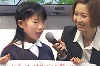 「食エコの輪」を広げた賞 
愛知県 刈谷市立小垣江東小学校 
神前 茉央さん