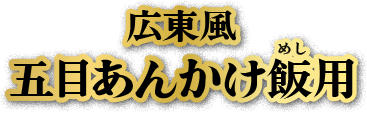 広東風五目あんかけ飯用