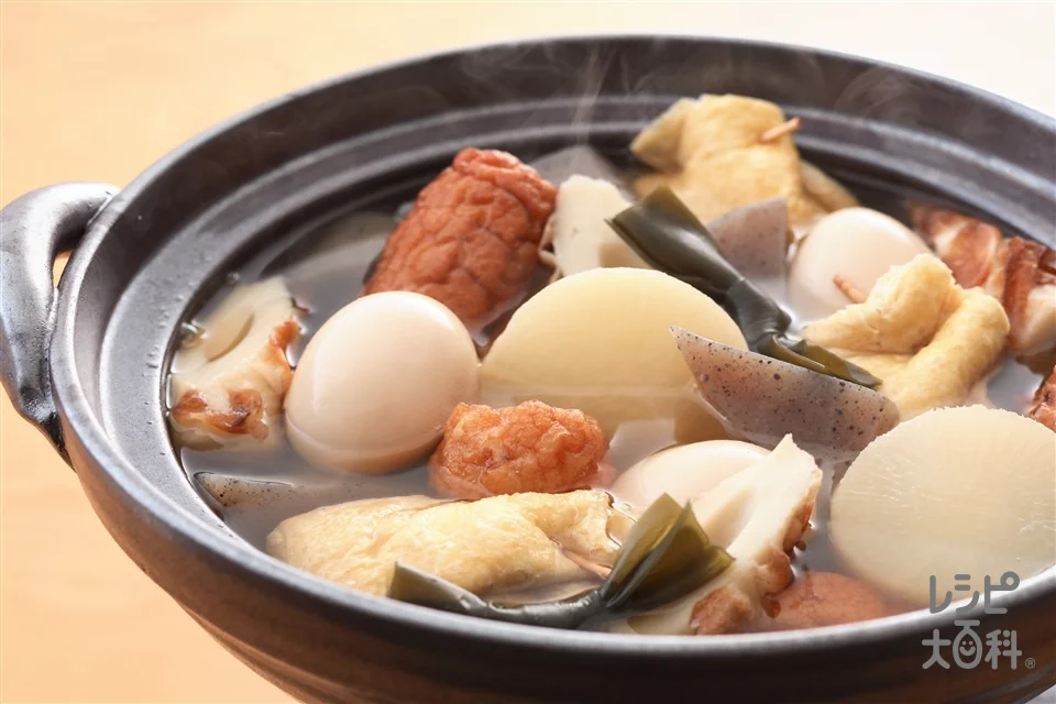 おでんの盛り付け参考の料理写真です