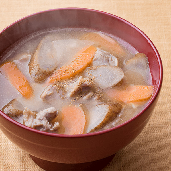 ごぼうと鶏肉のみそ汁