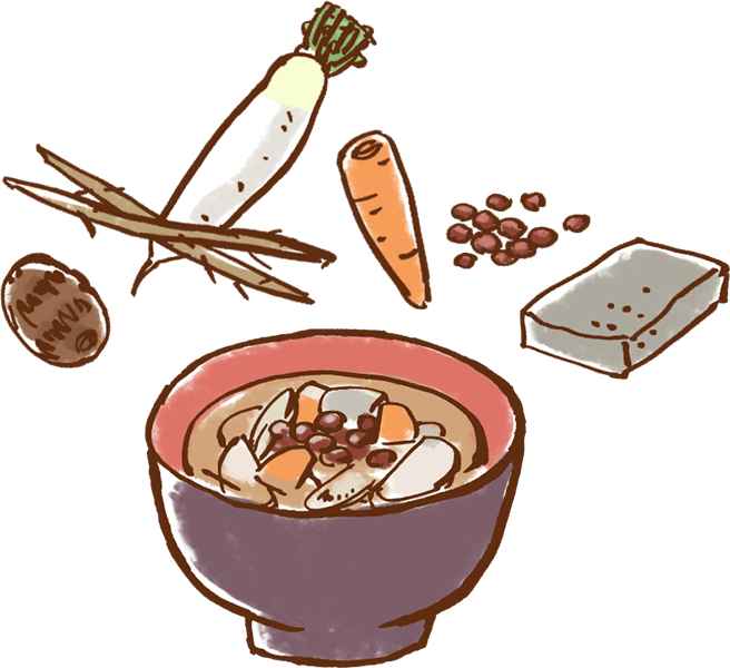 2月8日の 事八日 には6種の具材で お事汁 ほんだし で野菜みそ汁 味噌汁 のレシピ特集 味の素株式会社 2月8日の 事八日 には6種の具材で お事汁 ほんだし で野菜みそ汁 味噌汁 のレシピ特集 味の素株式会社