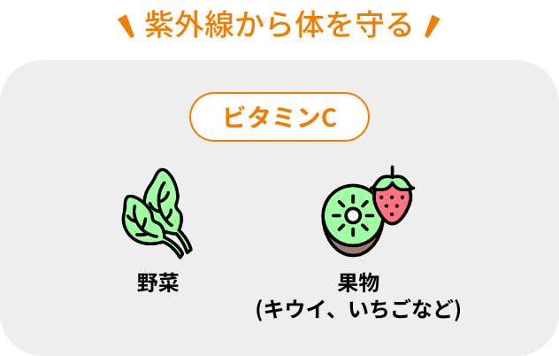 紫外線から体を守る