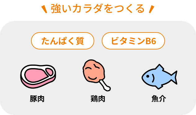 強いカラダをつくる