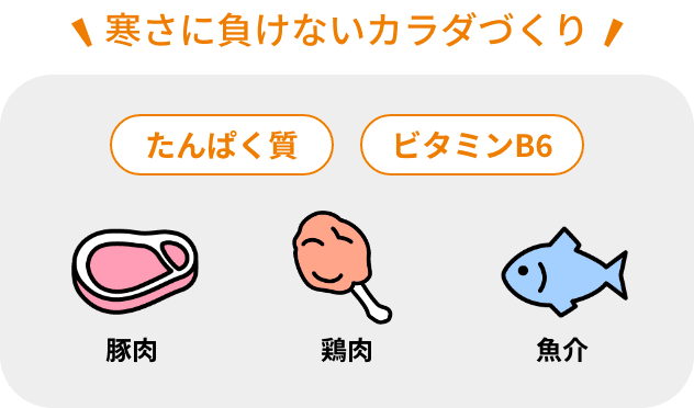 寒さに負けないカラダづくり