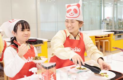 「Cook Do®」試食の写真