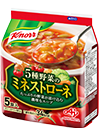「クノール&reg; ５種野菜のミネストローネ」５食入袋