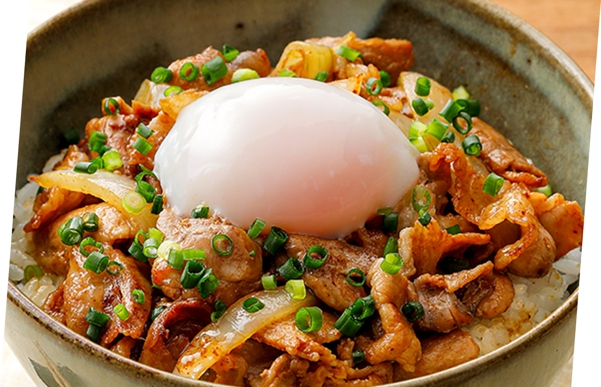 やみつきにんにく豚丼の画像
