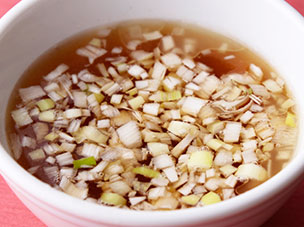 中華屋さんのねぎと生姜のスープ