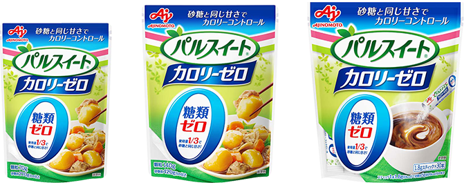 パルスイート カロリーゼロ 商品ラインアップ パルスイート 味の素株式会社