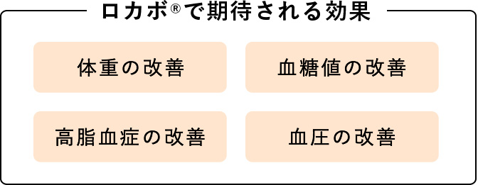 ロカボ®で期待される効果