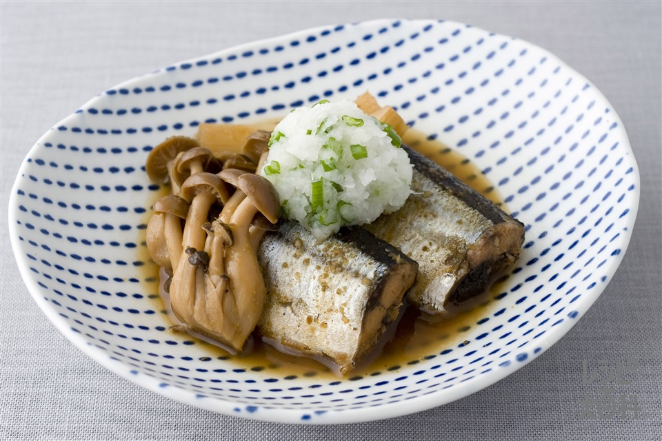 さんまの筒煮　山椒風味