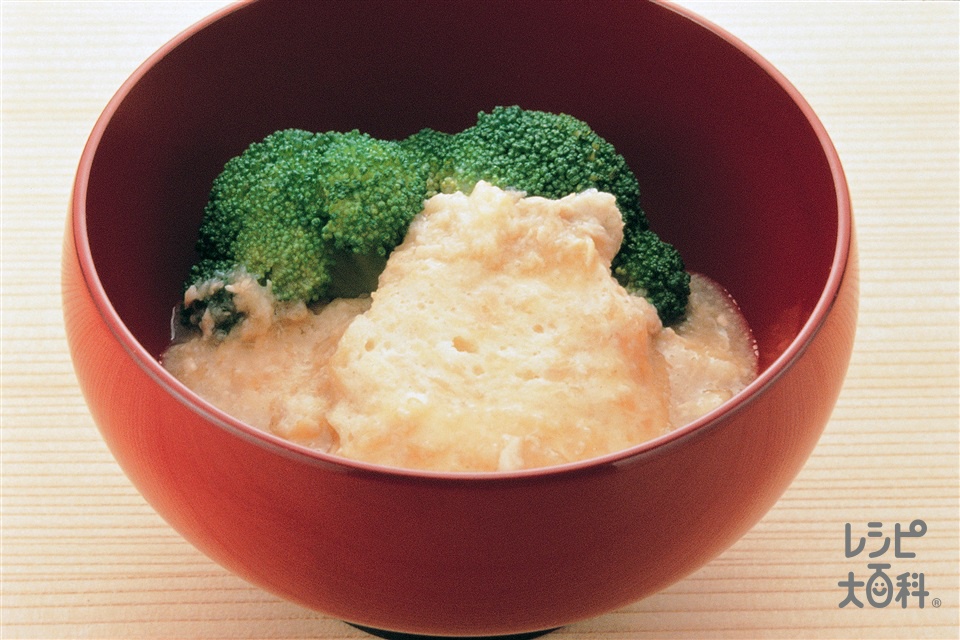山いもと鶏ひき肉の落とし煮