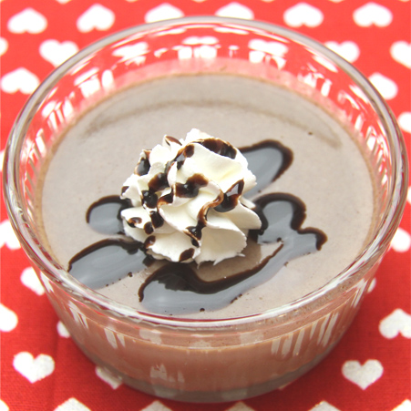 <栄養補給の>バナナチョコプリン