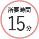 所要時間15分