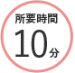 所要時間10分