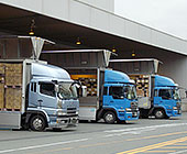 日本の配送用トラック