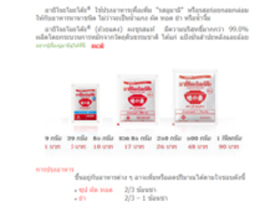 味の素グループ各社のWebサイト タイ味の素社