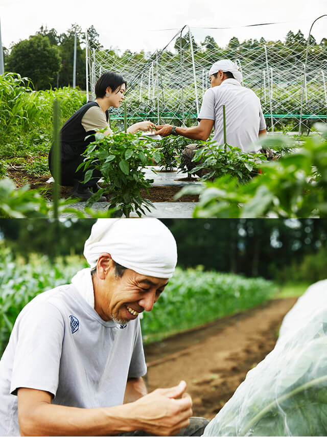 自分が農家をやるならば、いろんな野菜を作ってお客さんに直接売りたい気持ちが強くありました。