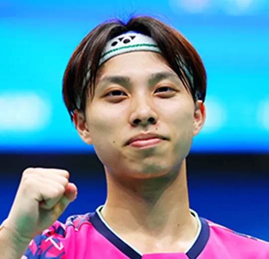 男子シングルス 奈良岡 功大選手