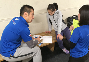 宮原知子選手へのサポート