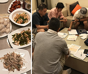 大会現地へ出発