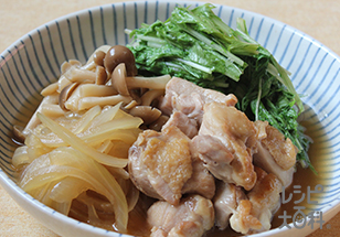 フライパンで！鶏肉のすき煮風