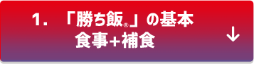 1．「勝ち飯®」の基本 食事+補食