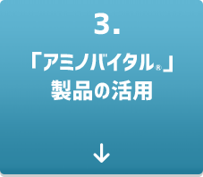 3．「アミノバイタル®」製品の活用!